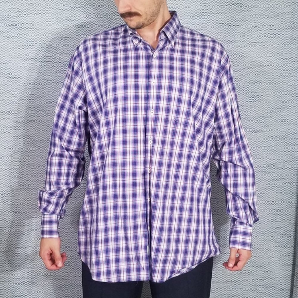 Mens Peter Millar Button down shirt Size XL